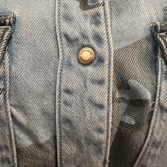 ALL SAINTS DENIM MIDI SHIRT DRESS - Picture 12 of 13